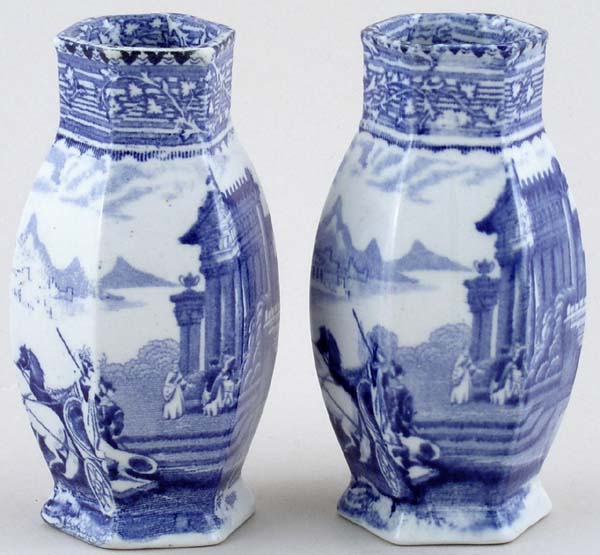 Vases pair of small c1900